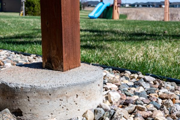 Deck Footing Installation in Renton