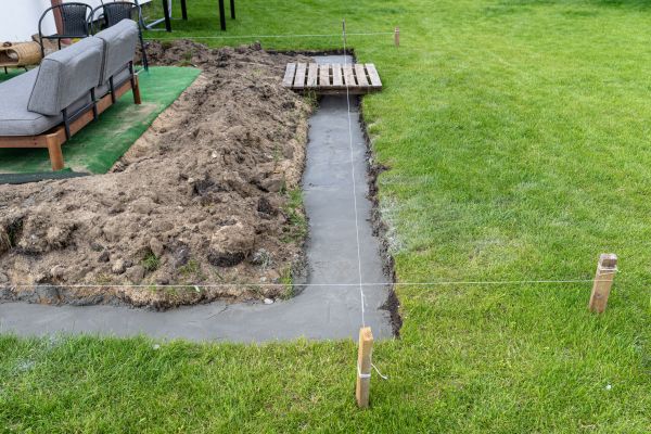 Cement Footer Installation in Renton