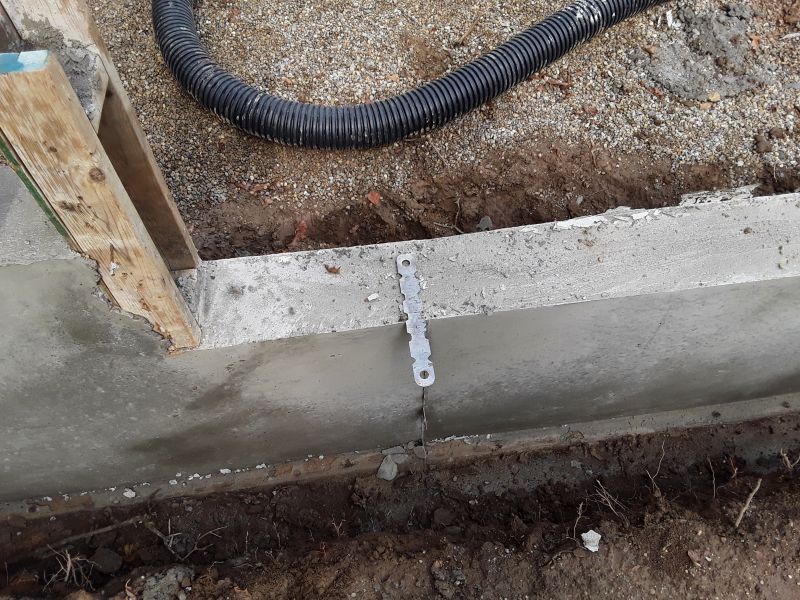 Concrete Footing Pouring