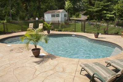 Poolside Concrete Paving